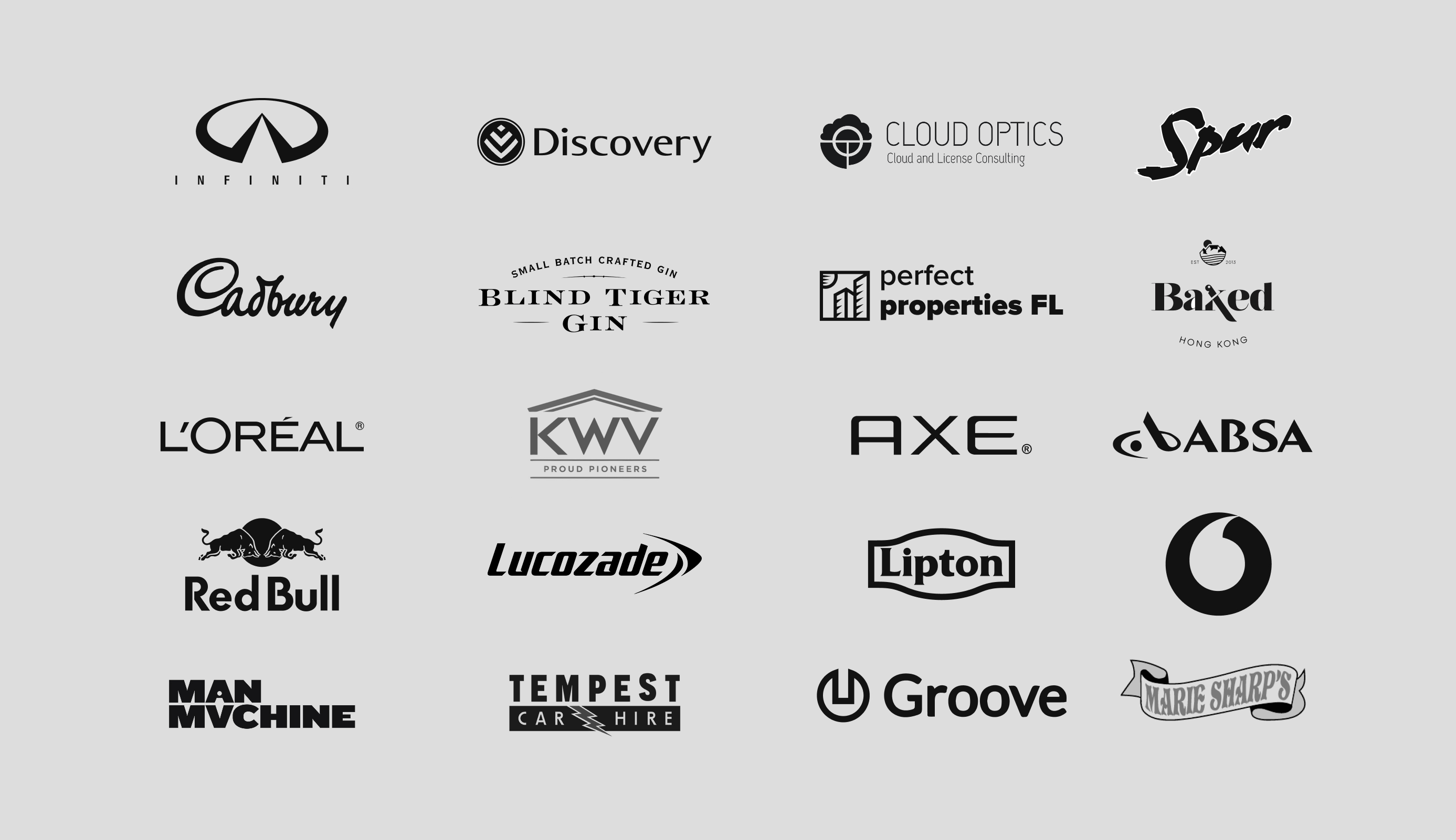 Selection of brands TwoMedia has worked with since 2019.